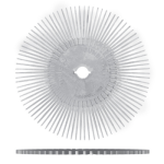 SUNBURST 4“ TS 圓盤 - 白色（中號）120 粒度（氧化鋁）50Bx